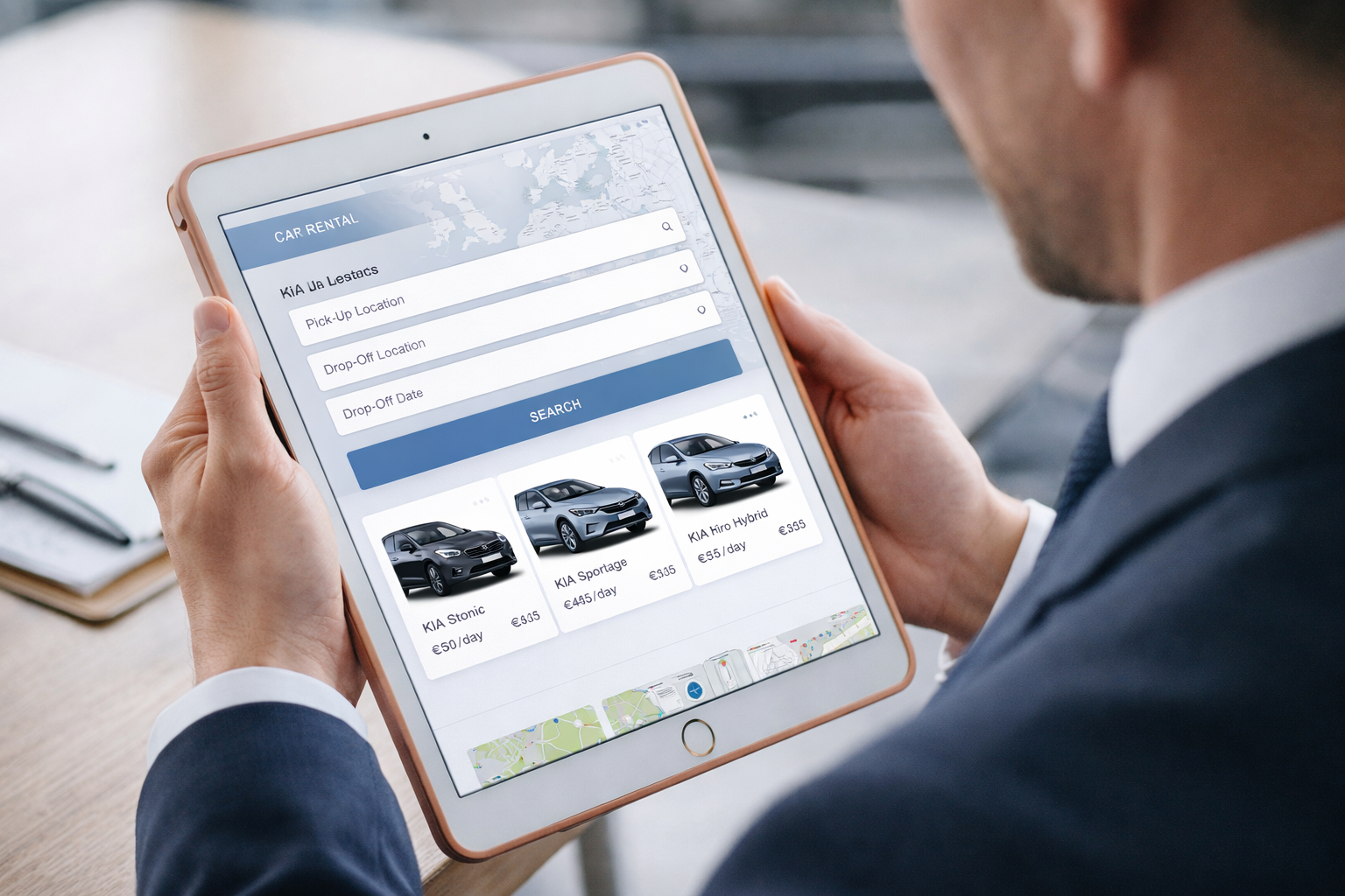 vehicle booking system